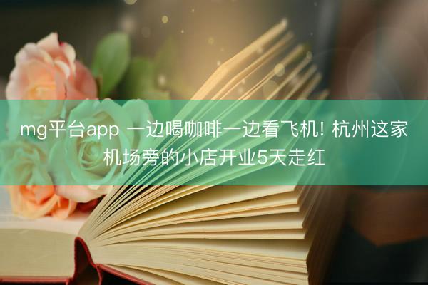mg平台app 一边喝咖啡一边看飞机! 杭州这家机场旁的小店开业5天走红